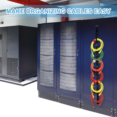 3 Pcs Extension Cord Organizers Storage Garage Extension Cord Holder with 6 Slots Organizer Straps with 28 Pcs Cable Ties 6 Pcs Hardware Nails for Vertical Space Cable Hose Rope String Lights (3 .)