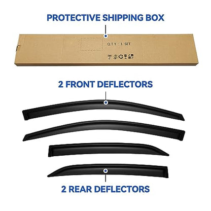 Window Visors Rain Guards for Toyota Corolla 2009