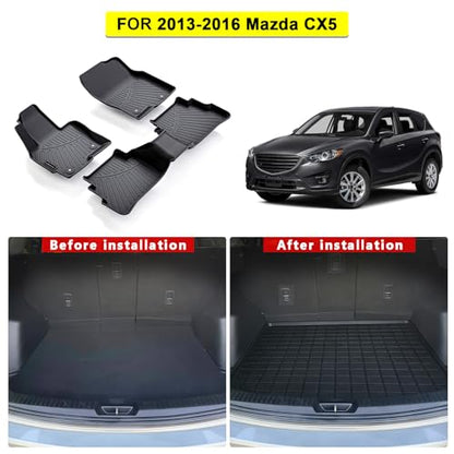 TPE Floor Mats for Mazda CX5 2013
