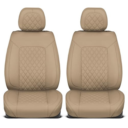 Curated Sandstone Leather Seat Covers for Cars & SUVs