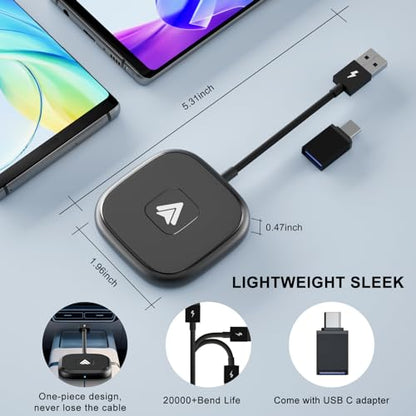 Android Auto Wireless Adapter for Wired Android Auto Cars