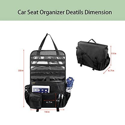 Car Front Seat Organizer for Law Enforcement