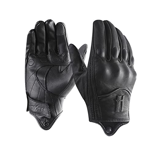 Women Touchscreen Motorcycle Racing Gloves GL016 Black XS