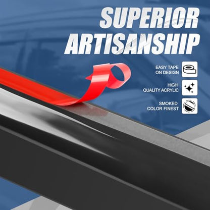 4PCS Tape On Window Visors for 2004 (4 Count)
