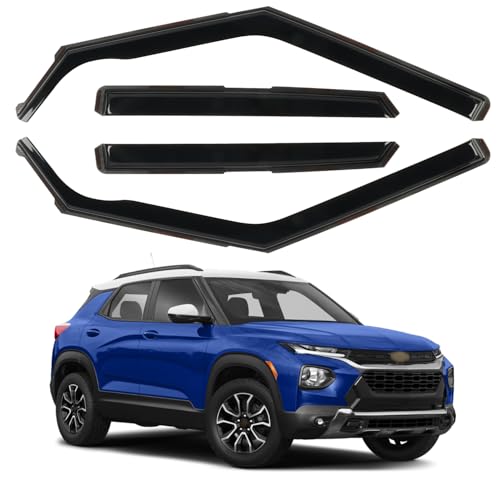 in Channel Rain Guards Fit for Chevrolet Chevy Trailblazer 2021