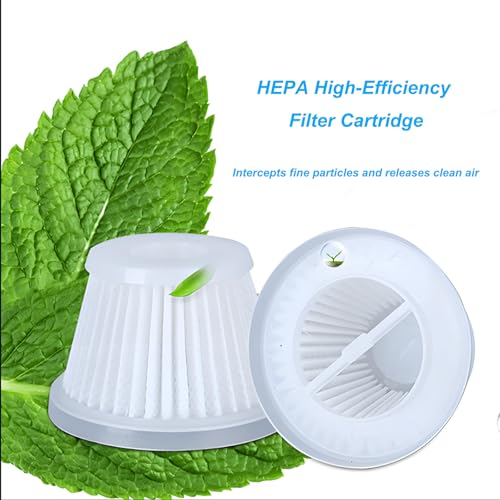 4 Pack Hepa Replacement Filters Compatible with MBNGF Car Vacuum Cordless (4 Count)