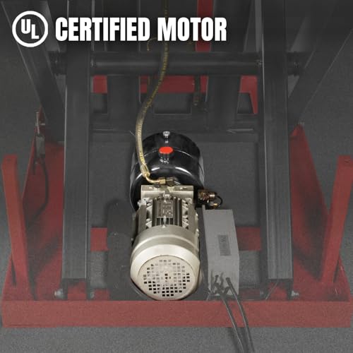 2200 lbs Capacity Stationary Powered Hydraulic Double Scissor Lift Table