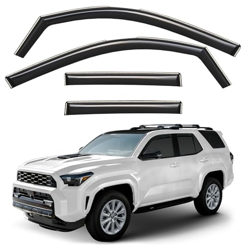 Window Deflectors Smoke Tinted in (4 Count)