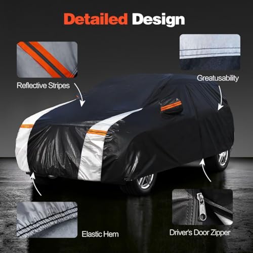 Minivan Car Cover for Chrysler Pacifica 100% Waterproof All Weather