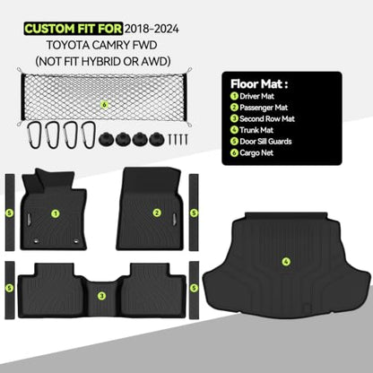All Weather TPE Floor Mat Set for 2018