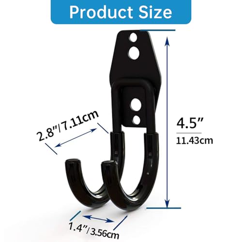 2 Pack Garage Storage Utility Hooks (2 Count)