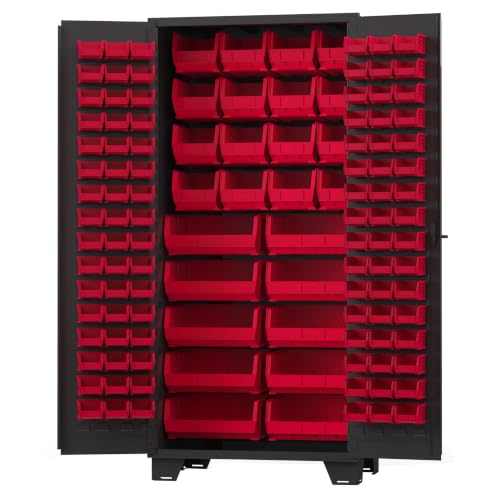 Tool Storage Cabinet with Bin Mounts