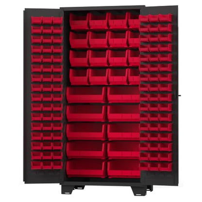 Tool Storage Cabinet with Bin Mounts