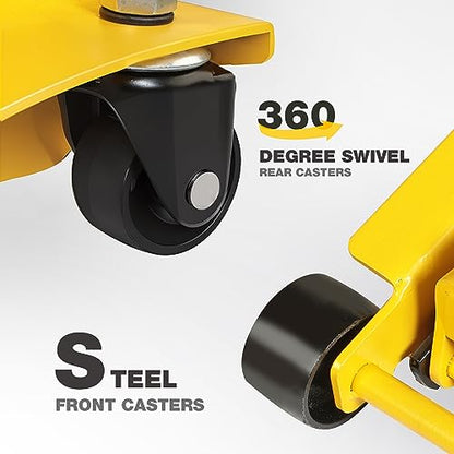 Low Profile Floor Jack with Dual Pumps Quickly Lift Hydraulic Car Jack with Pad