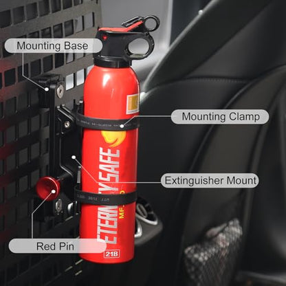 Aluminum MOLLE Panel Fire Extinguisher Mount Kit for 1