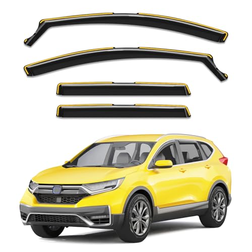 in Channel Window Visors Rain Guards for Honda CRV CR