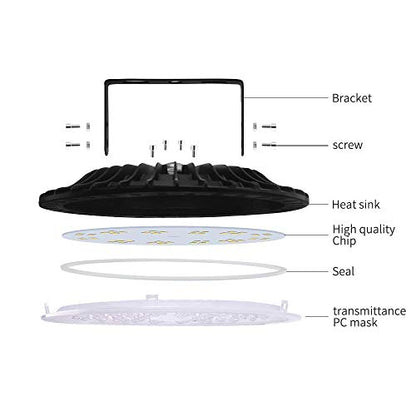 5 PACK 200W UFO LED High Bay Light (5 Count)