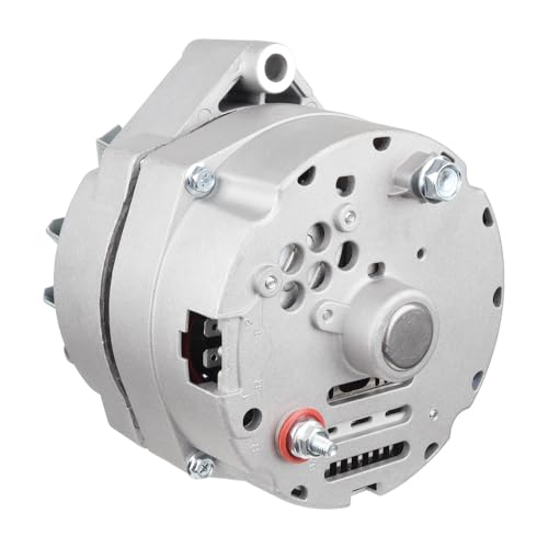 New 1 Wire Self Exciting Alternator High Output 120A compatible with Pontiac Buick Cadillac Chevy GM 350 SBC BBC 10SI Replacement#7127SEN