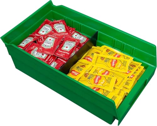 30130 Heavy Duty Plastic Shelf Bins (12 count)