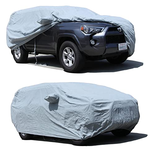 All Weather Waterproof car Cover Good for rain Snow uv Protection dust mid
