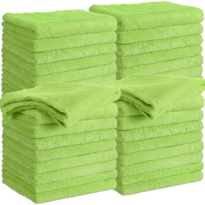 30 Pcs 16 x 16 Inch Edgeless Microfiber Plush Towels for Cars Detailing Drying Wash Polishing Absorbent Cleaning Cloths (30 Count)