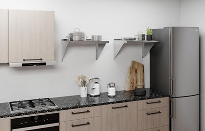 24" Long X 18" Deep Stainless Steel Wall Shelf