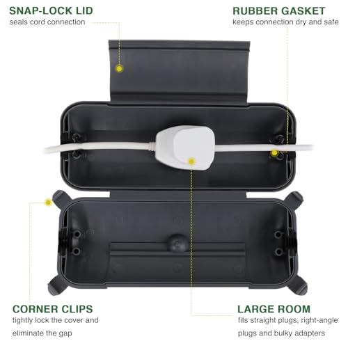 Outdoor Extension Cord Safety Cover