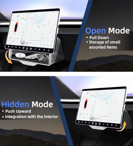 Under Screen Storage for Tesla Model 3 Y 2016