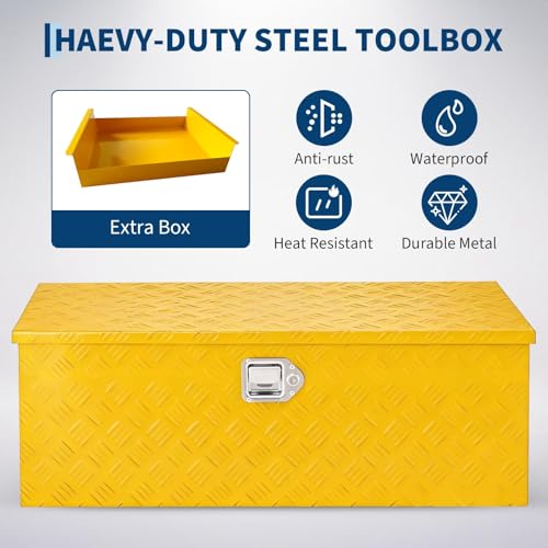 Aluminum Truck Bed Tool Box 30''