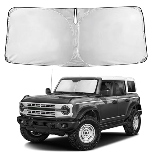 Windshield Sunshade Compatible for Ford Bronco 2021
