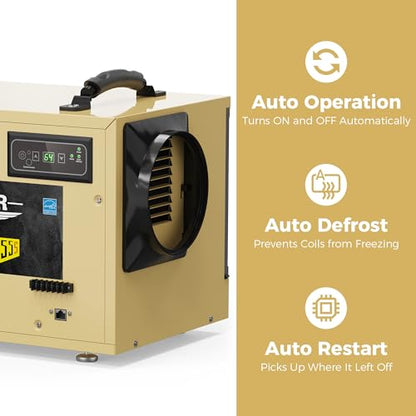 120 Pints Energy Star Crawlspace Dehumidifier