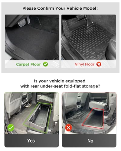 Truck Floor Liner Bed Mat for Ford Super Duty F250 F350 2017
