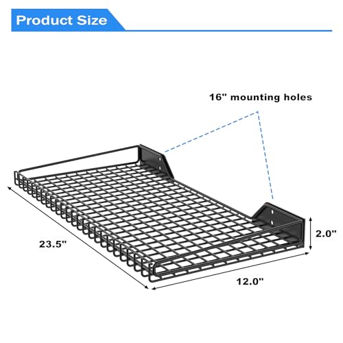 2 Pack Wall Mounted Storage Shelves
