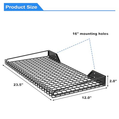 2 Pack Wall Mounted Storage Shelves