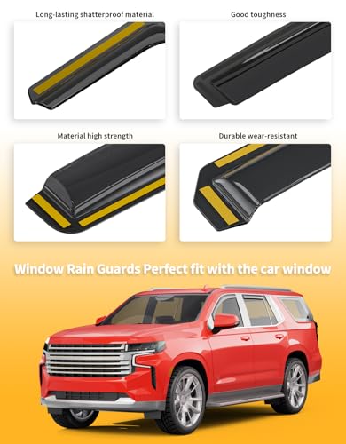 Window Rain Guards for Chevy Tahoe (4 Count)