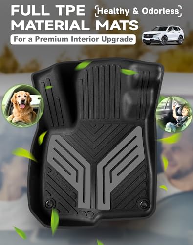 Premium Color TPE Floor Mats Custom Fit for Honda CR
