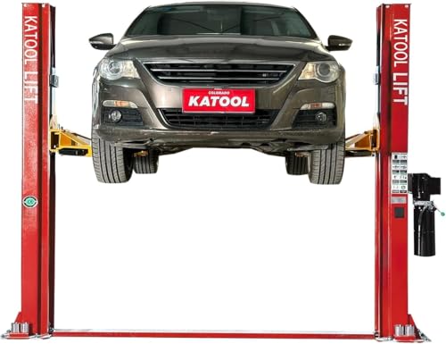 10000lbs 2 Post Lift Car Lift Auto Vehicle Car Lift Truck Hoist Floor Plate 220V