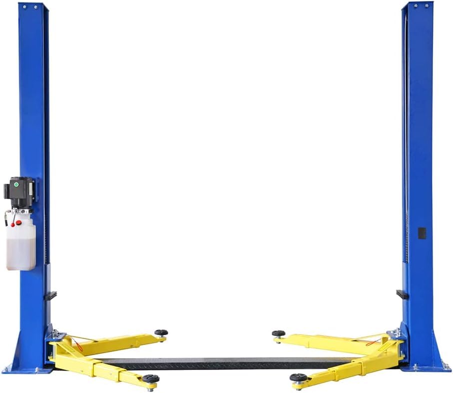 Car Lift 9 000lbs 2 Post Auto Lift Floor Plate Auto Truck Hoist for Home Garage
