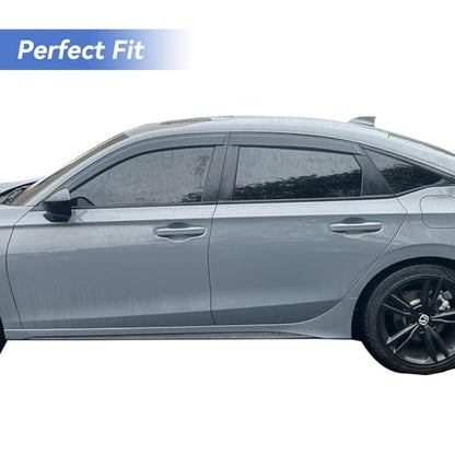 Window Visors Rain Guards for 2022 2023 2024 2025 2026 Honda Civic Sedan