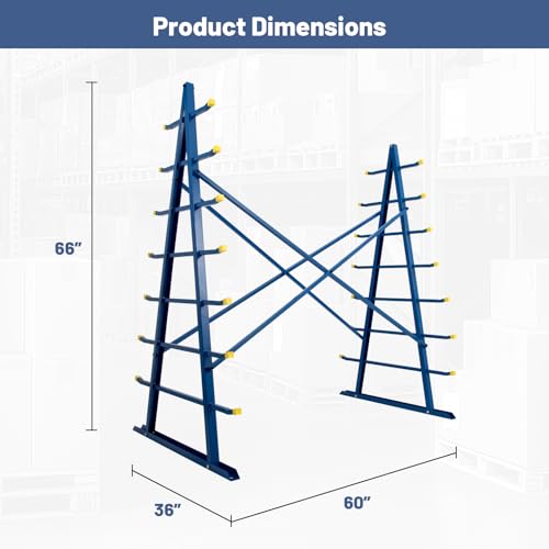 2000 lbs Horizontal Storage Rack (7 Count)