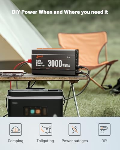 3000W Power Inverter 12V DC to 110V AC