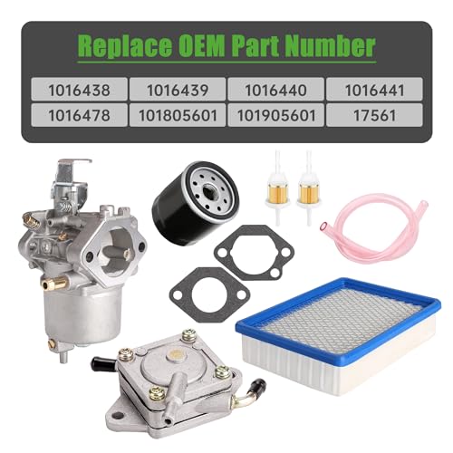 Golf Cart Carburetor Fuel Pump Tune Up Kit for Club Car DS Precedent Carryall FE290 Gas Engine 1992