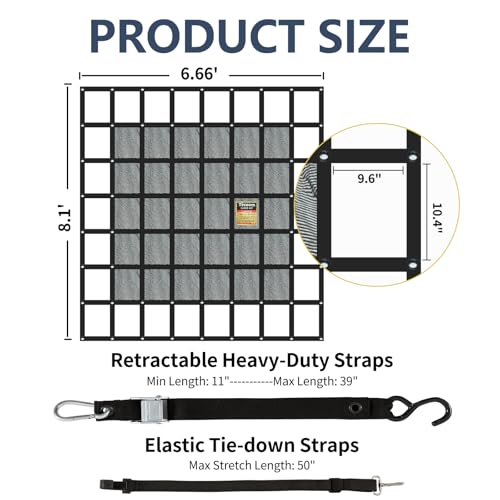 Cargo Net for Pickup Truck Bed