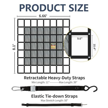 Cargo Net for Pickup Truck Bed