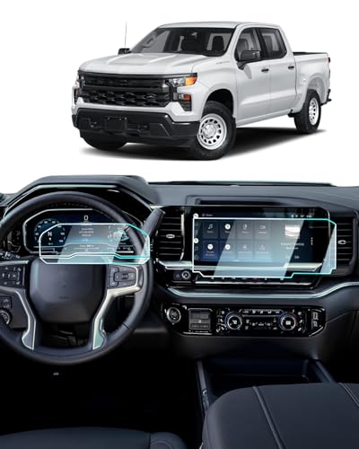 For 2022 2026 Chevy Silverado & GMC Sierra 1500 Screen Protector (3 Count)