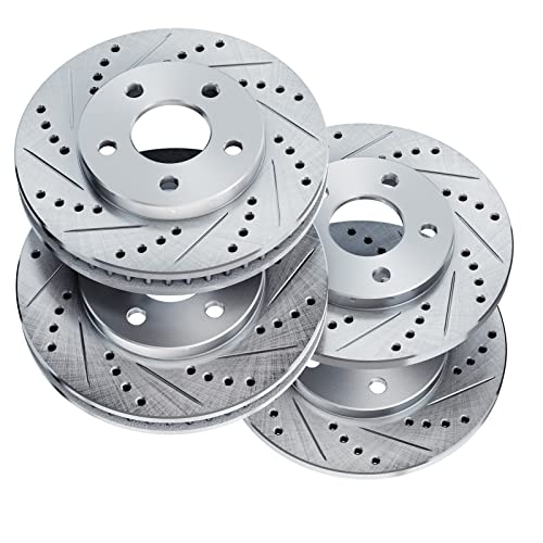 Front and Rear Brake Rotors Fits 2006