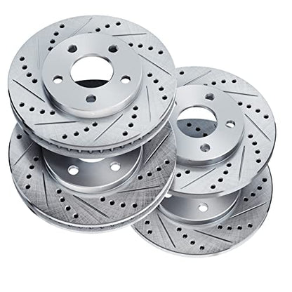 Front and Rear Brake Rotors Fits 2006