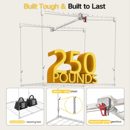 Overhead Garage Storage Rack for 12