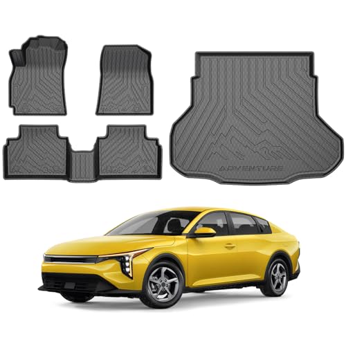 Floor Mats Cargo Mat for Kia K4 2025 2026 Sedan (4 Count)