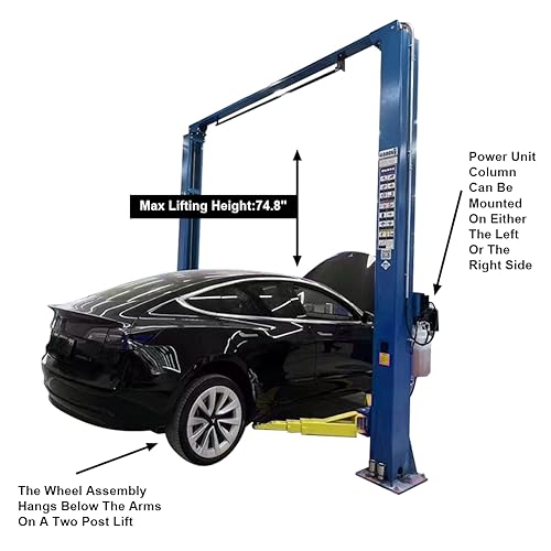 Car Lift 9 000lbs 2 Post Auto Lift Overhead Auto Truck Hoist for Home Garage